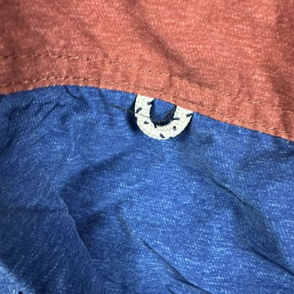 Roark Revival Shorts Mens 32 Blue Cargo Board Shorts Swim Stretch Drawstring - Picture 10 of 13